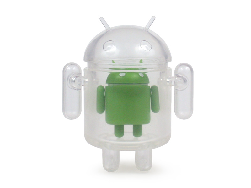 Clear Android Mini Collectible