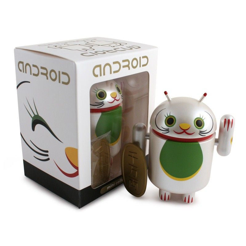 White Open Eyes Android Mini Collectible