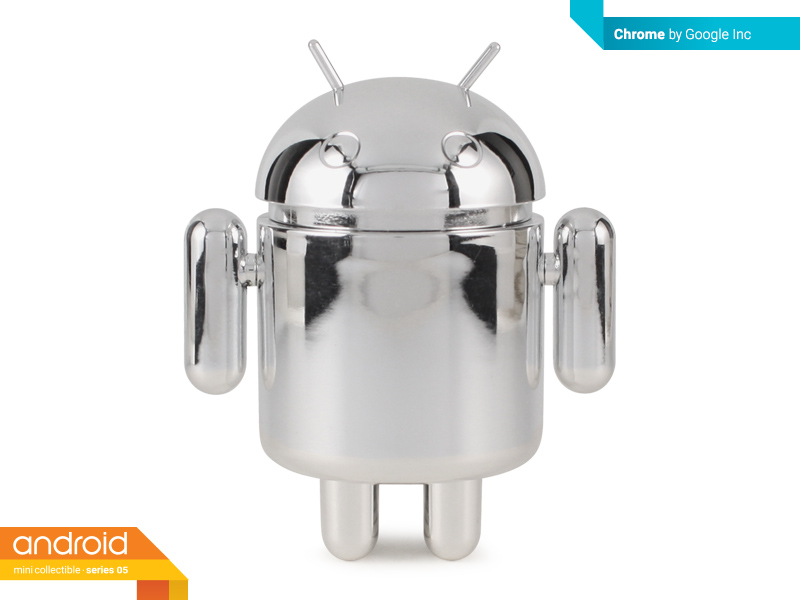 Chrome Android Mini Collectible
