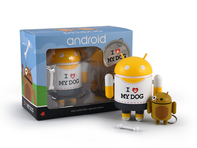 I Love My Dog Android Mini Collectible