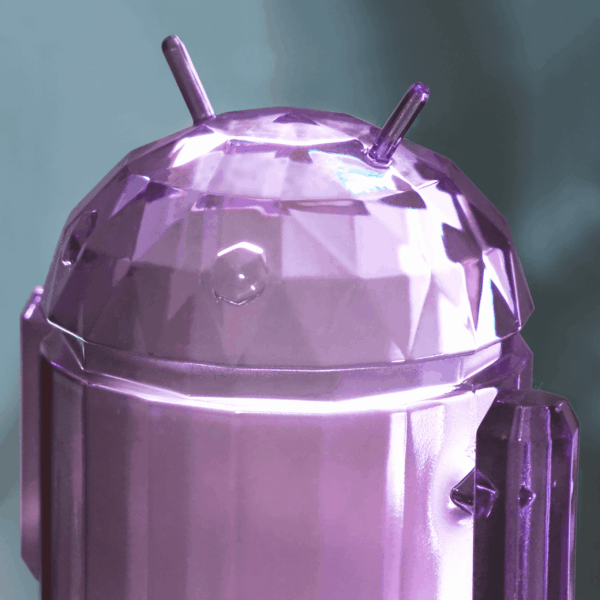 Crystalized — Purple Star Android Mini Collectible