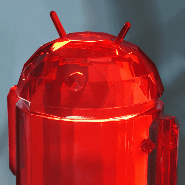 Crystalized — Ruby Red Android Mini Collectible