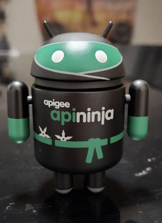 Apigee Ninja — Green Android Mini Collectible