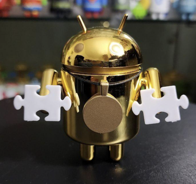 Channels — Grey Android Mini Collectible
