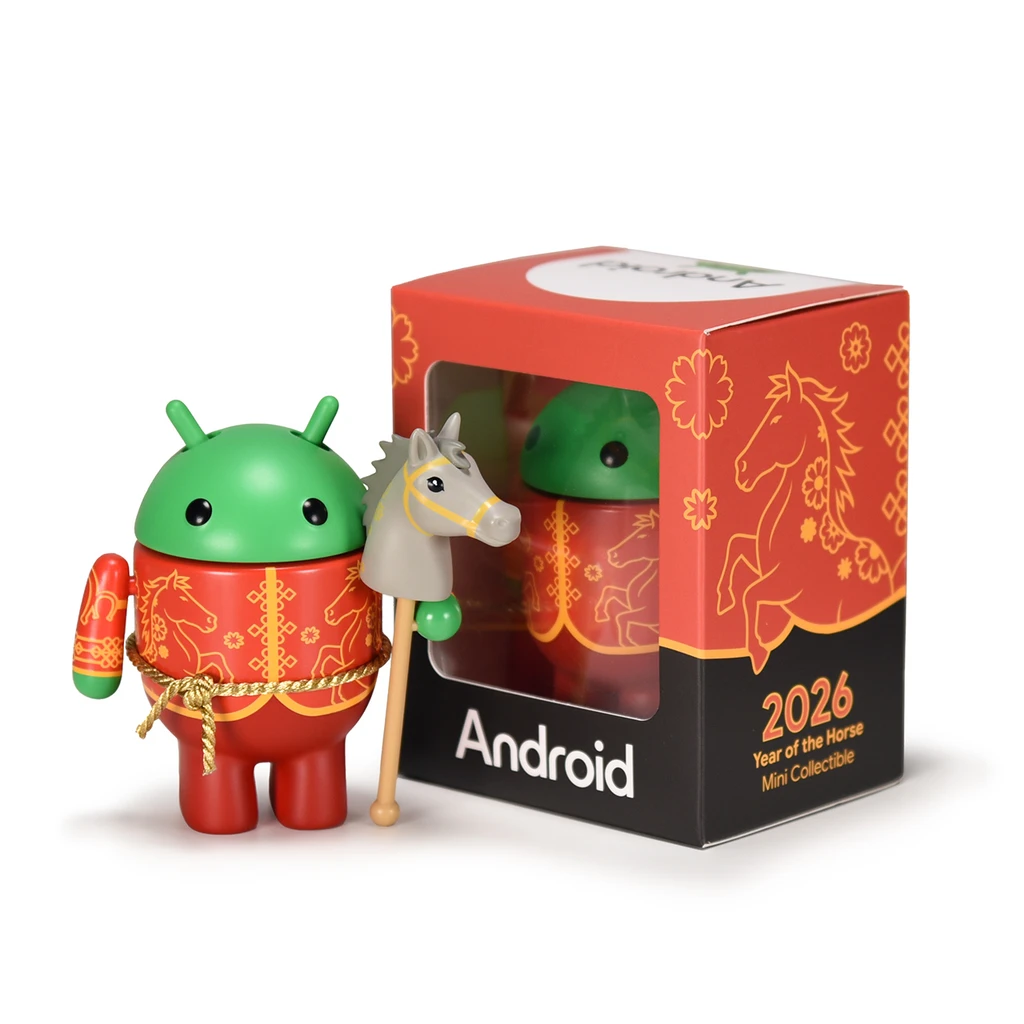 Year of the Horse — Grey Android Mini Collectible